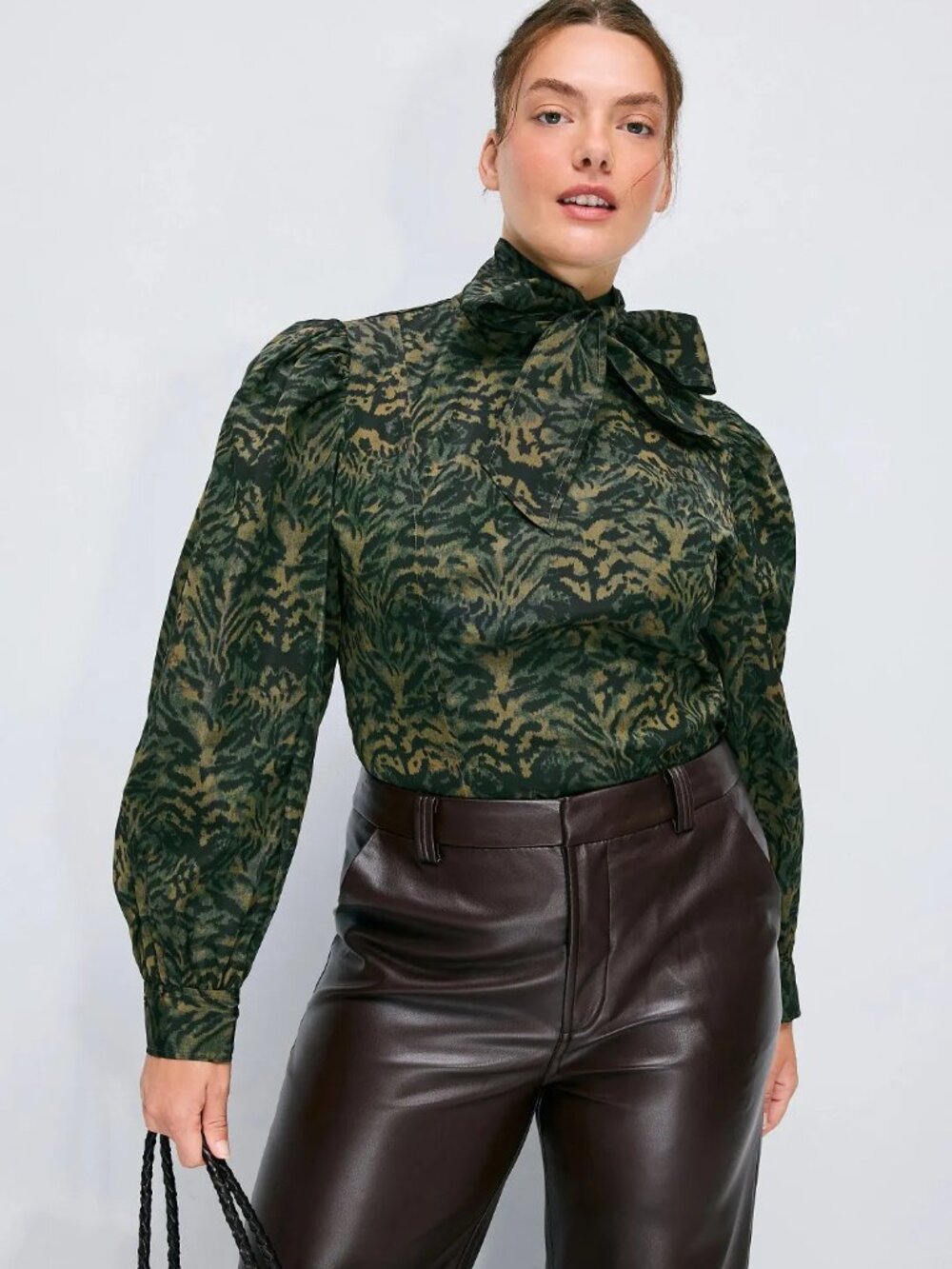Ulla Johnson Giorgia Silk Neck Tie Blouse Size 4 MSRP $490